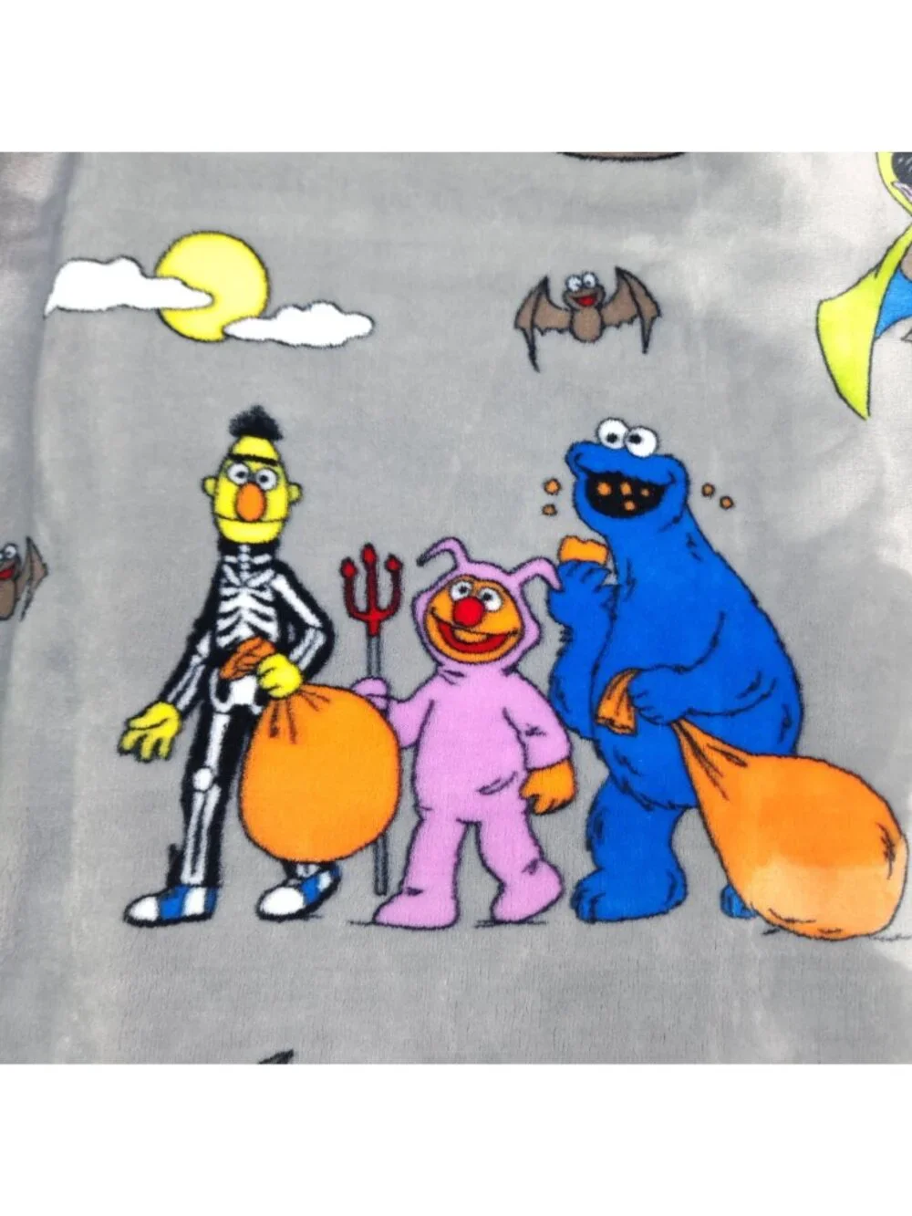 Sesame Street Halloween Decorative Throw Blanket 60